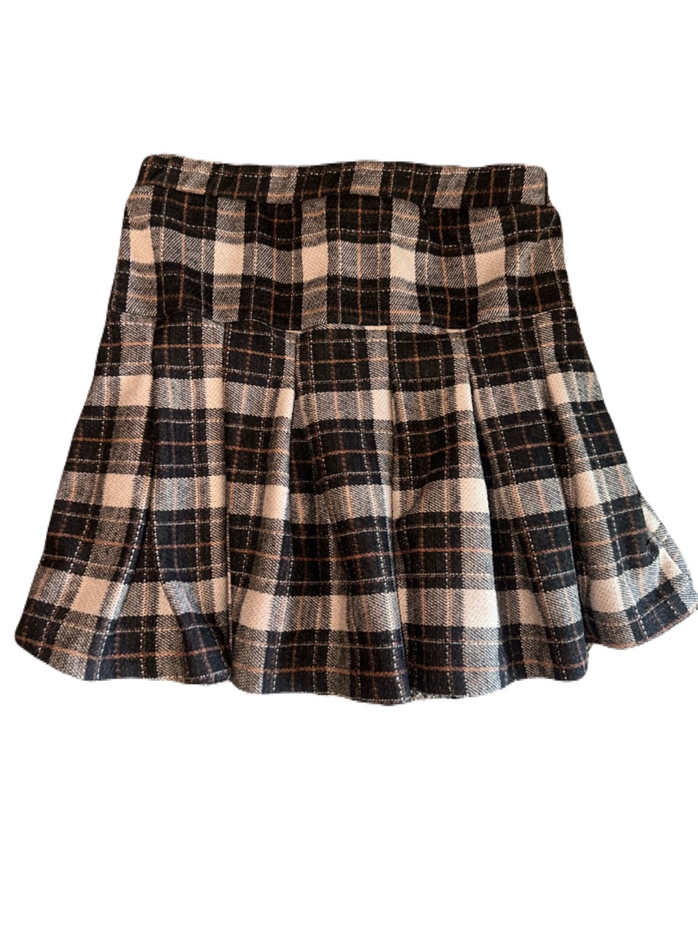 Emma & Elsa Plaid Skirt